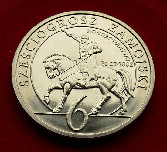 Zamość six-groszy coin